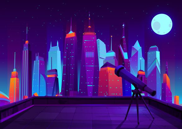 Παρατήρηση του ουρανού μέσα από την πόλη - του Παναγιώτη Καζασίδη