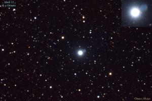Abell 12 and μ Orionis