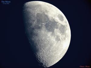 Waxing gibbous Moon 15.6.2024